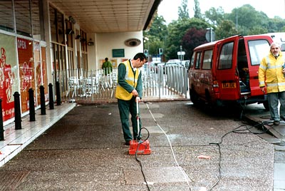 UST survey using ground penetrating radar