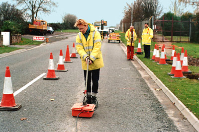 locating a culvert with ground penetrating radar