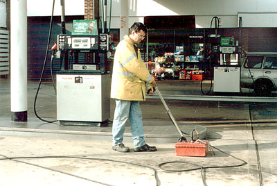 ground radar survey of petrol station