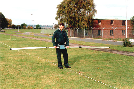 Geophysical investigation of an airfield by EM 31